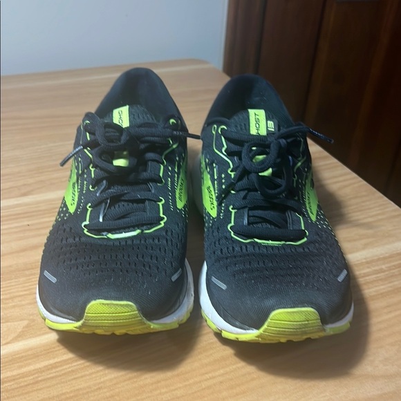 Brooks Ghost I3 Men's Black and Green Running Shoes - Picture 3 of 6